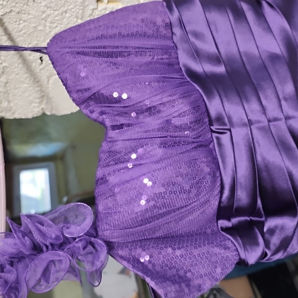 Eureka Fashion - 1909 Pleated Charmeuse Chiffon Mermaid Gown ... c1 - Picture 5 of 11